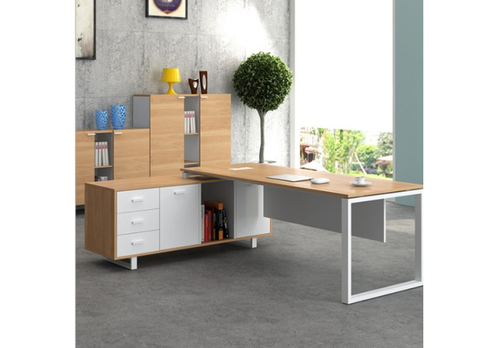 Bàn Giám Đốc Chân Sắt MN-TP02